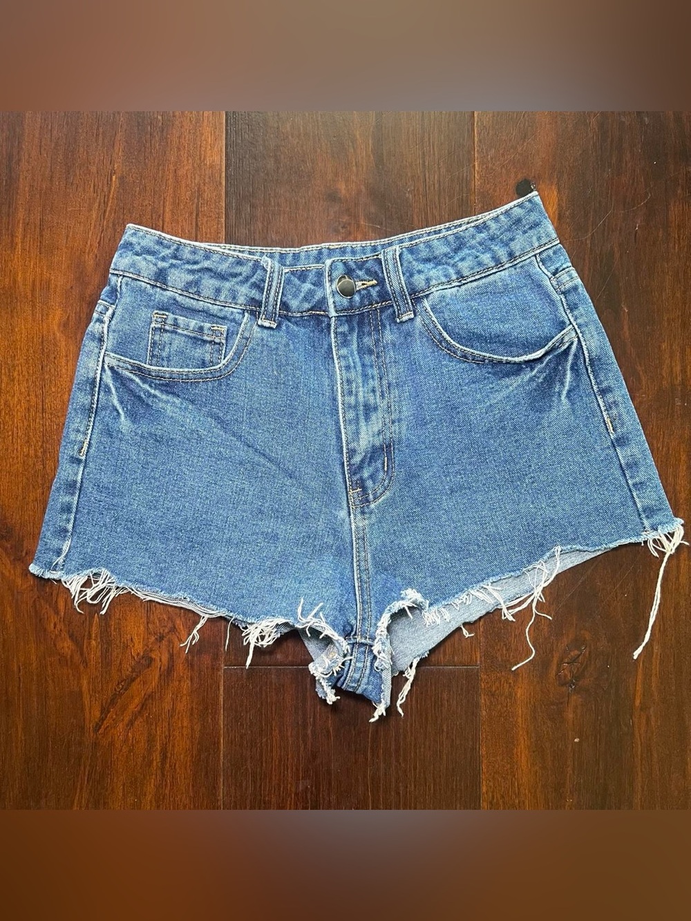 Blue Denim Shorts